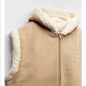 Zara Fleece Knit Vest
